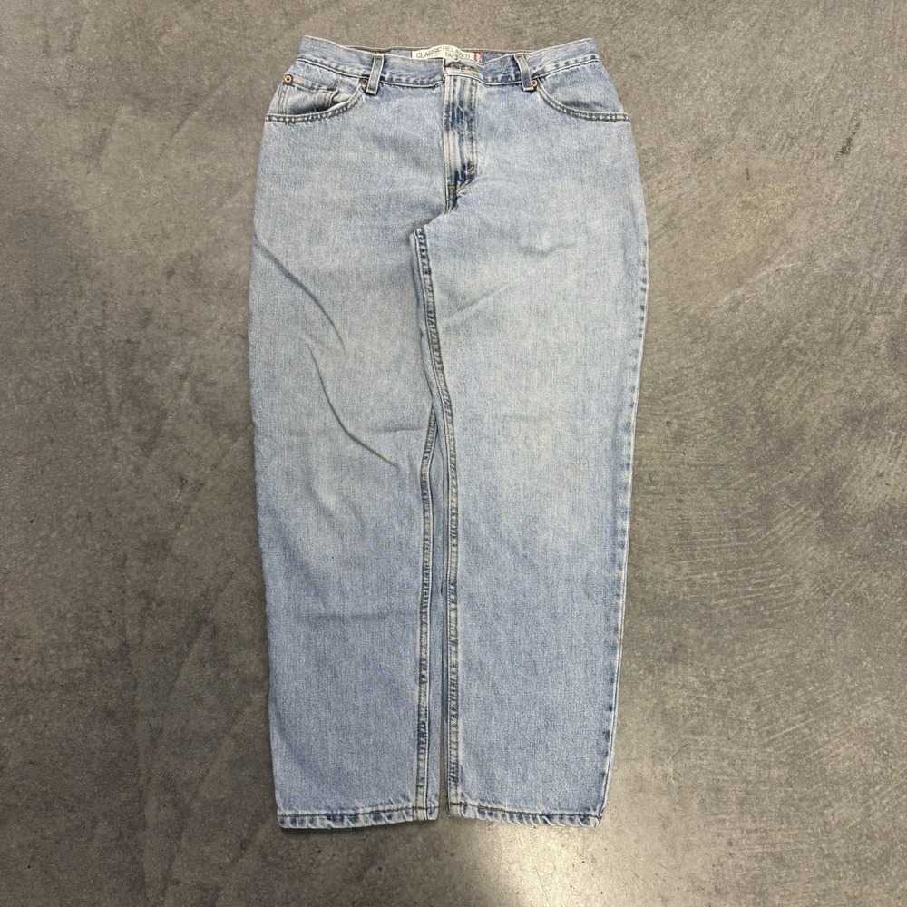 Vintage Women's Levi's 550 Jeans Classic Baggy Tapered Light Wash High 30'